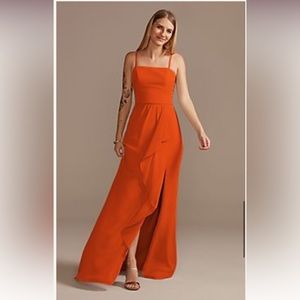 David bridal’s bridesmaid dress in sienna